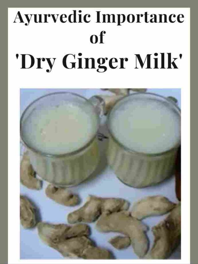 Ayurvedic Benefits Of Dry Ginger Milk