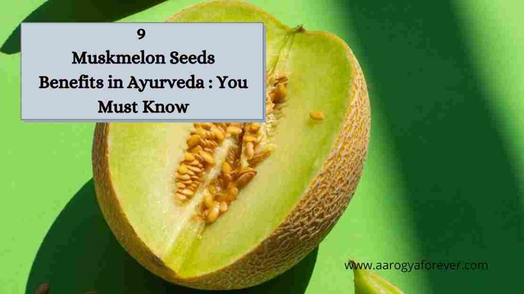 9 Muskmelon Seeds Benefits in Ayurveda