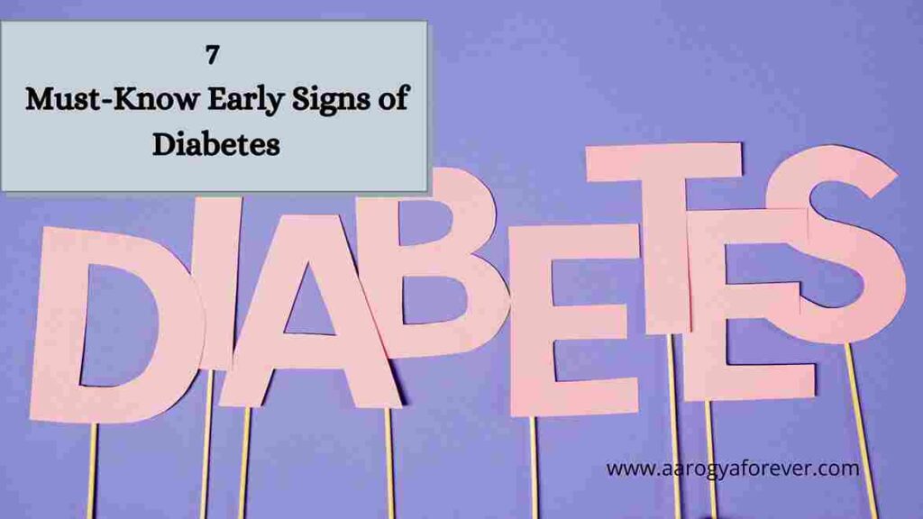 Must-Know Early Signs of Diabetes